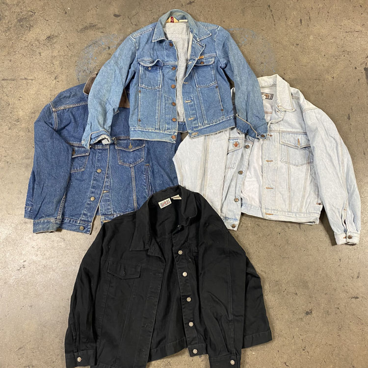 Picture of Men & Women Vintage Denim Jackets - 45 lbs (All Qualities Included)