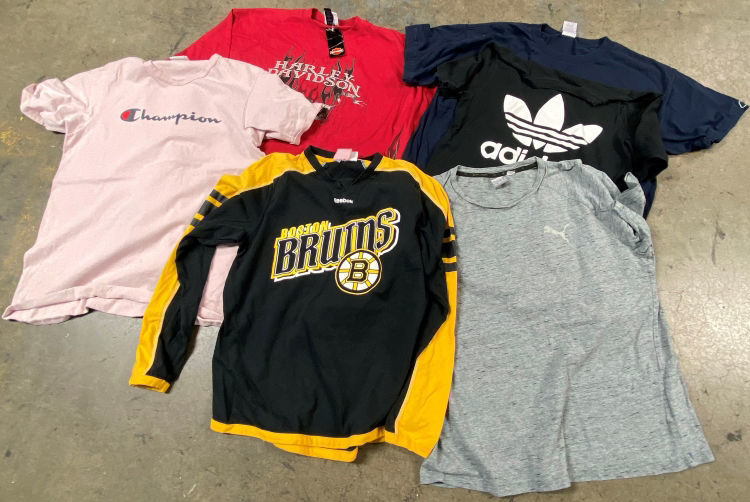 Picture of Men's Vintage & Sports Branded T-shirts - 40 lbs (Good Quality)